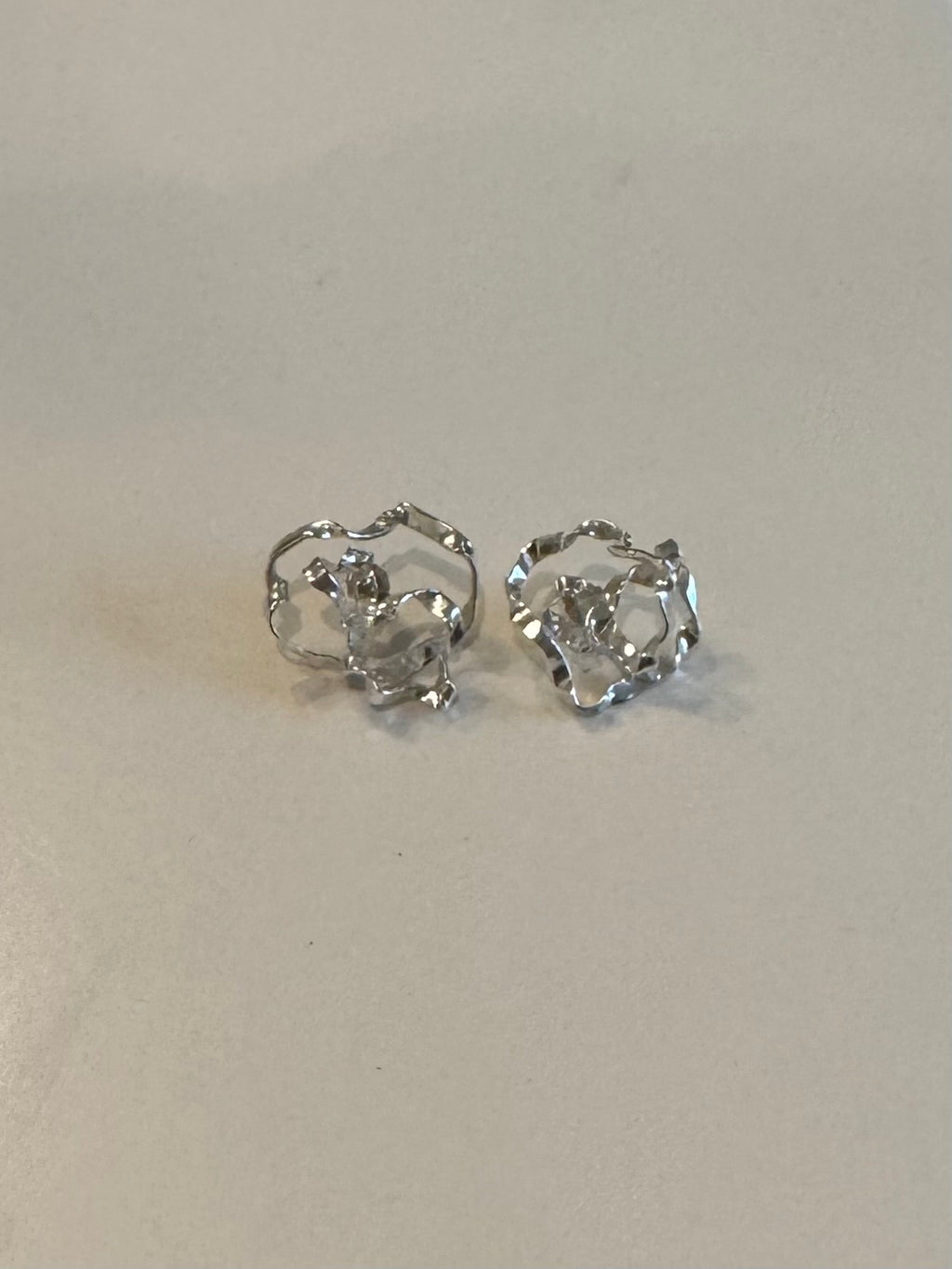 Tangle rose earrings