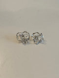 Tangle rose earrings
