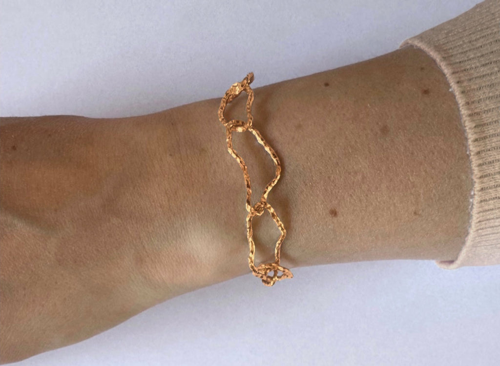 Chain bracelet - 14 kt gold