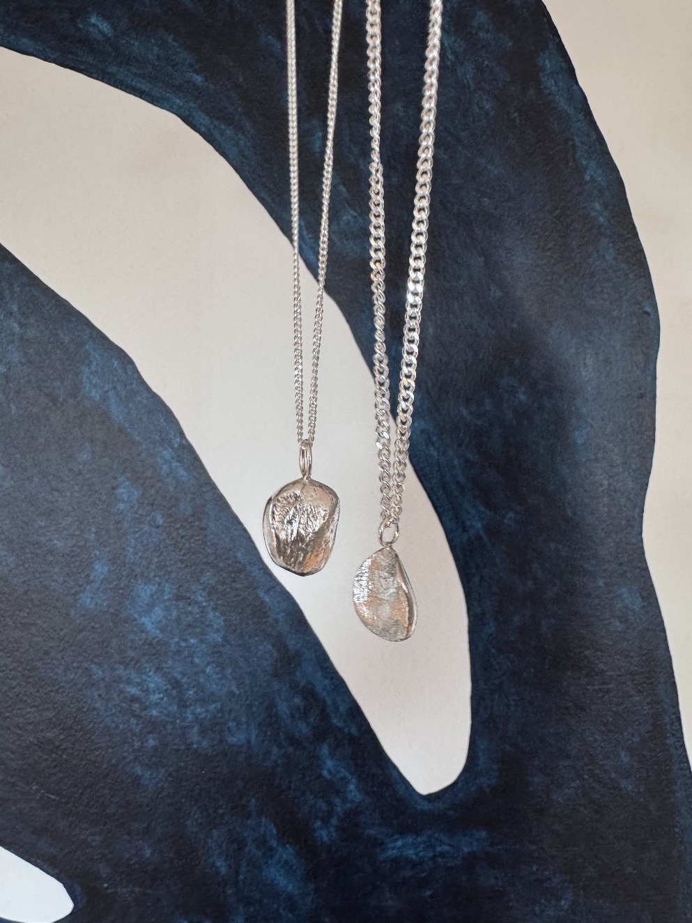 Custom fingerprint necklace