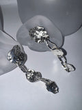 Flow long earrings