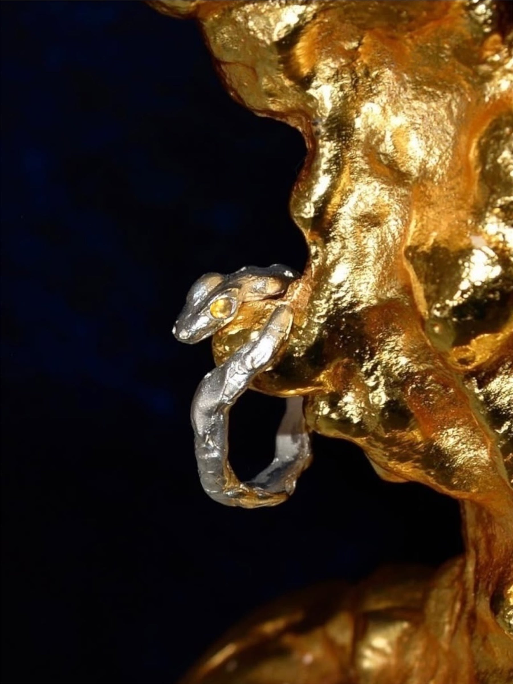 Snake ring – close-up