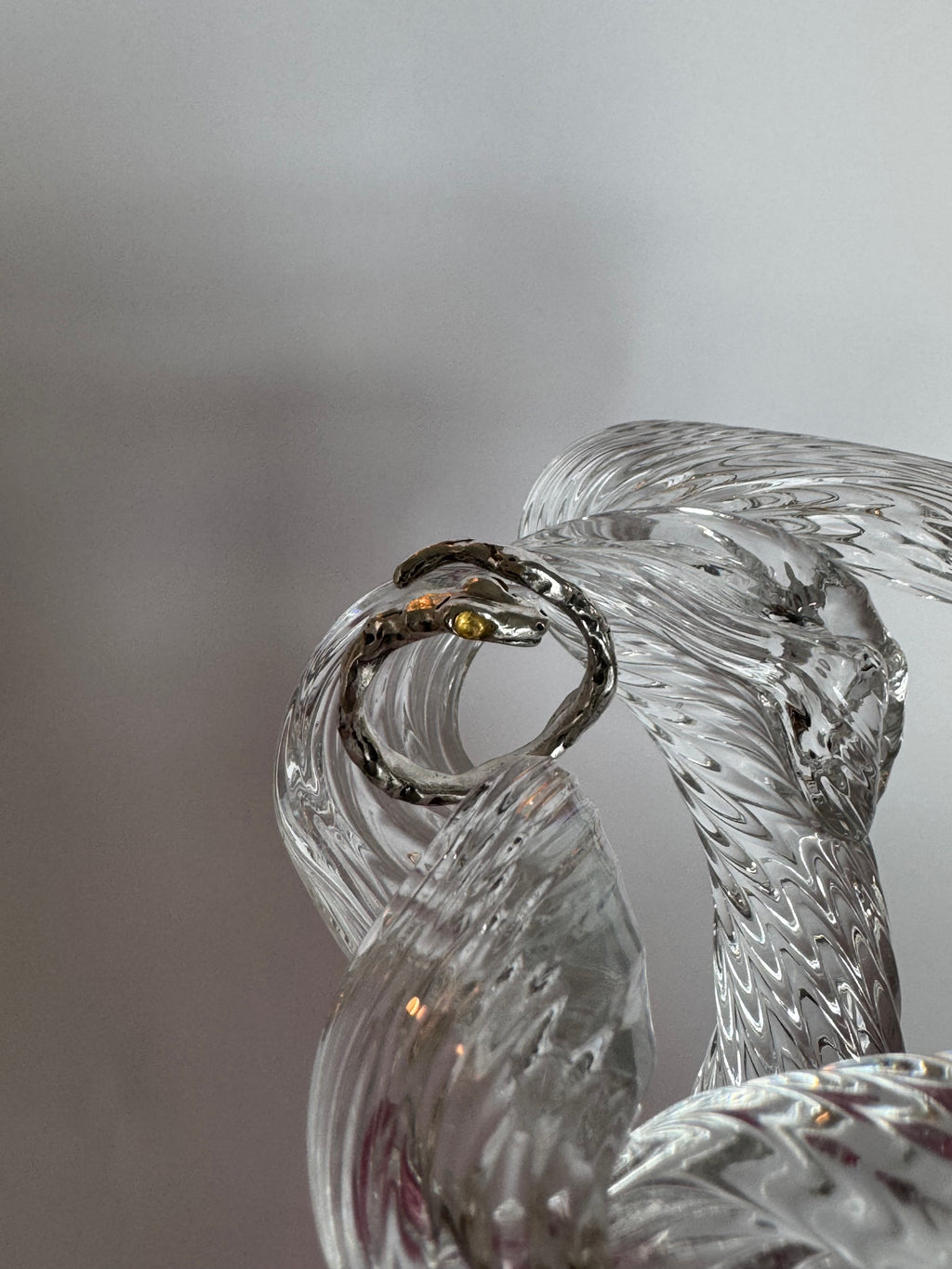 Snake ring – detail