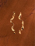 Tangle earrings – 14 kt gold