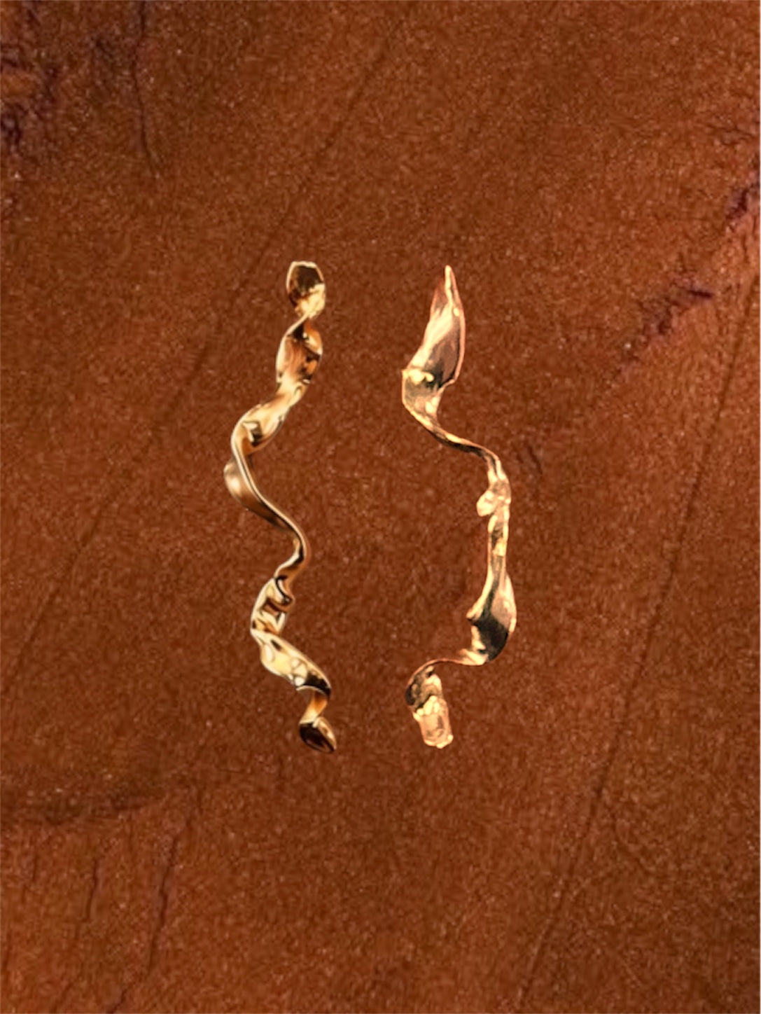 Tangle earrings – 14 kt gold