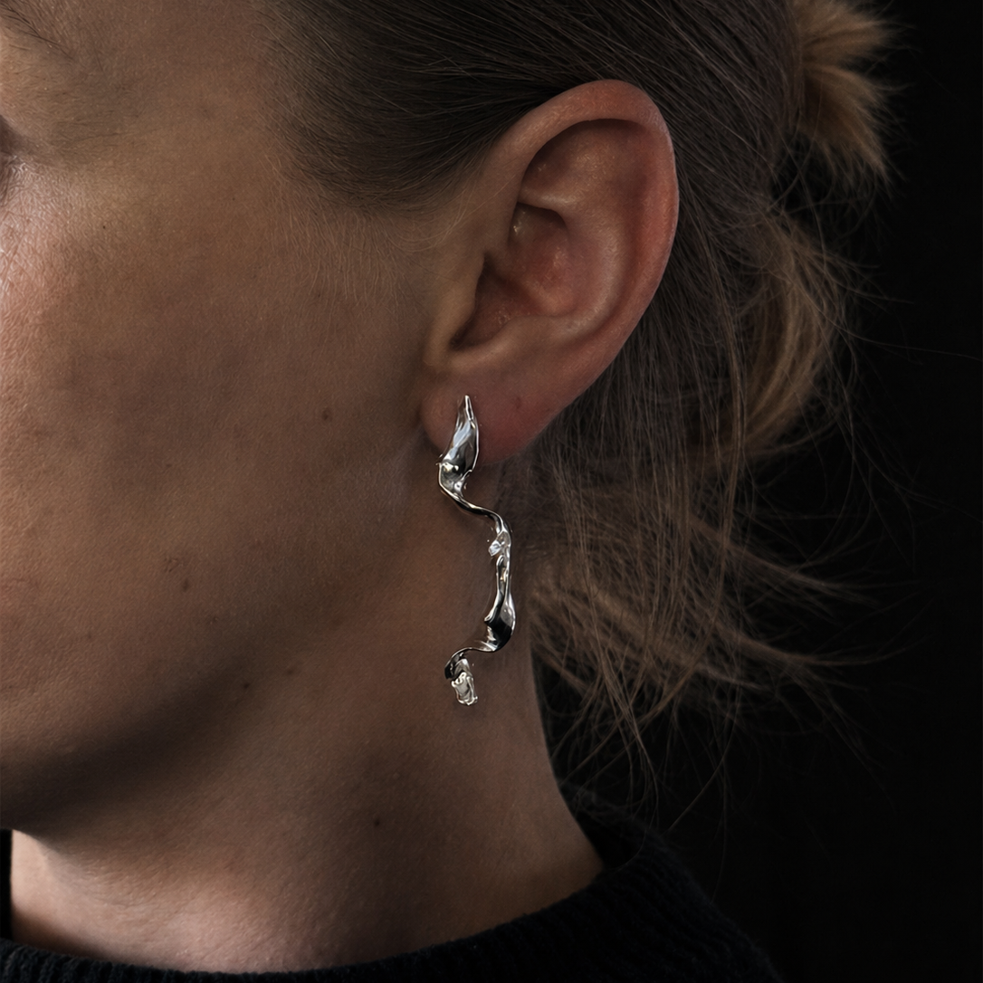 Tangle earrings – detail